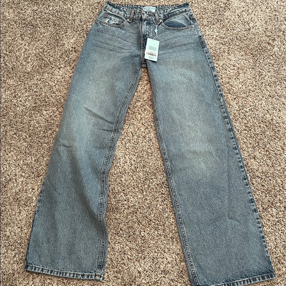 REVICE Faded Blue Denim Jeans NEW